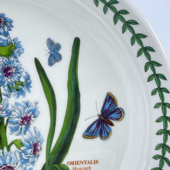 portmeirion botanic garden collection salad plate "orientalis hyacinth" pattern - Picture 4 of 8